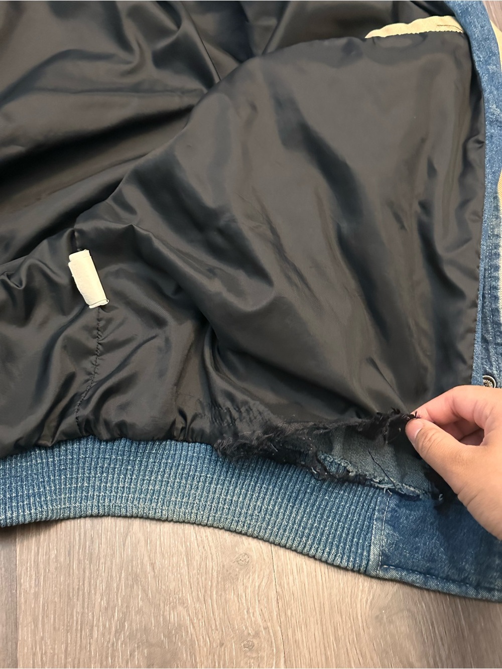 Calgary Stampede Denim Varsity Jacket - Picture 5 of 10